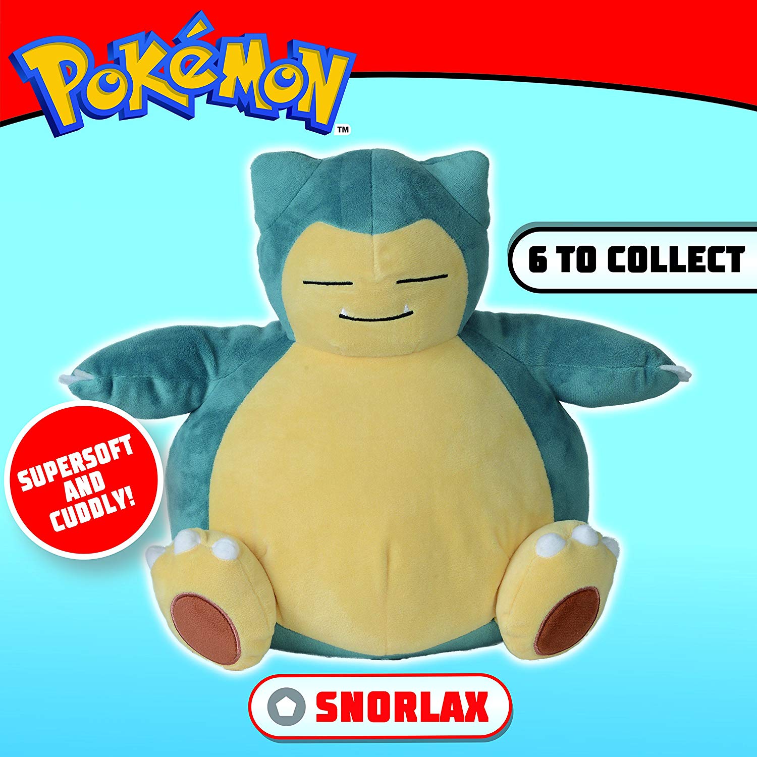 Pokémon - Peluche Ronflex à taille humaine