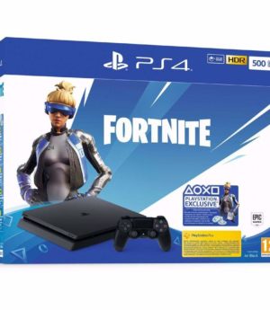 PS4 Slim 500 Go Noire + Bonus Fortnite