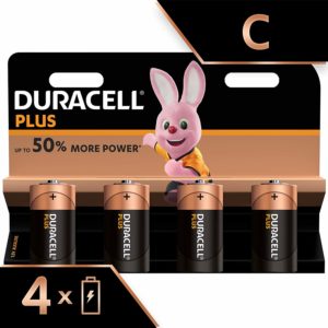 Duracell Plus Power - Piles Alcalines (C x 4)