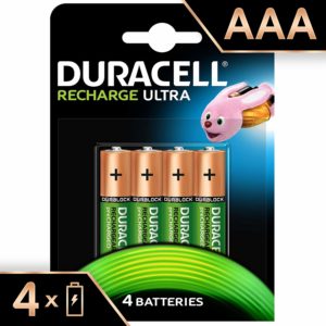 Duracell Recharge Ultra – Piles Rechargeables (AAA x 4)