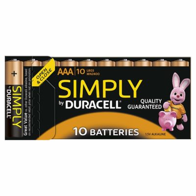 Duracell Simply - Piles Alcaline (AAA x 10)