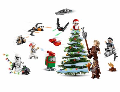 Lego - Calendrier de l’Avent Star Wars 2019 Compte à Rebours de Noël sapin