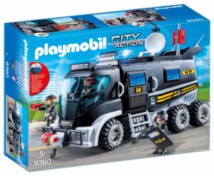 Playmobil City Action - Camion de police policiers d'élite