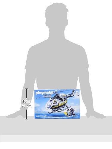 Playmobil City Action - Hélicoptère et policiers d'élite
