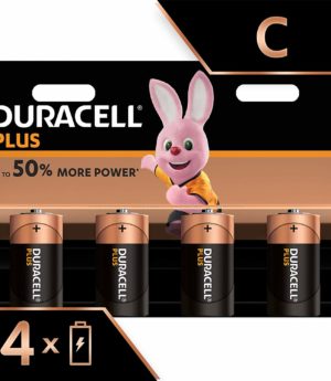 Duracell Plus Power - Piles Alcalines (C x 4)