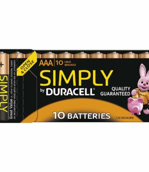 Duracell Simply - Piles Alcaline (AAA x 10)