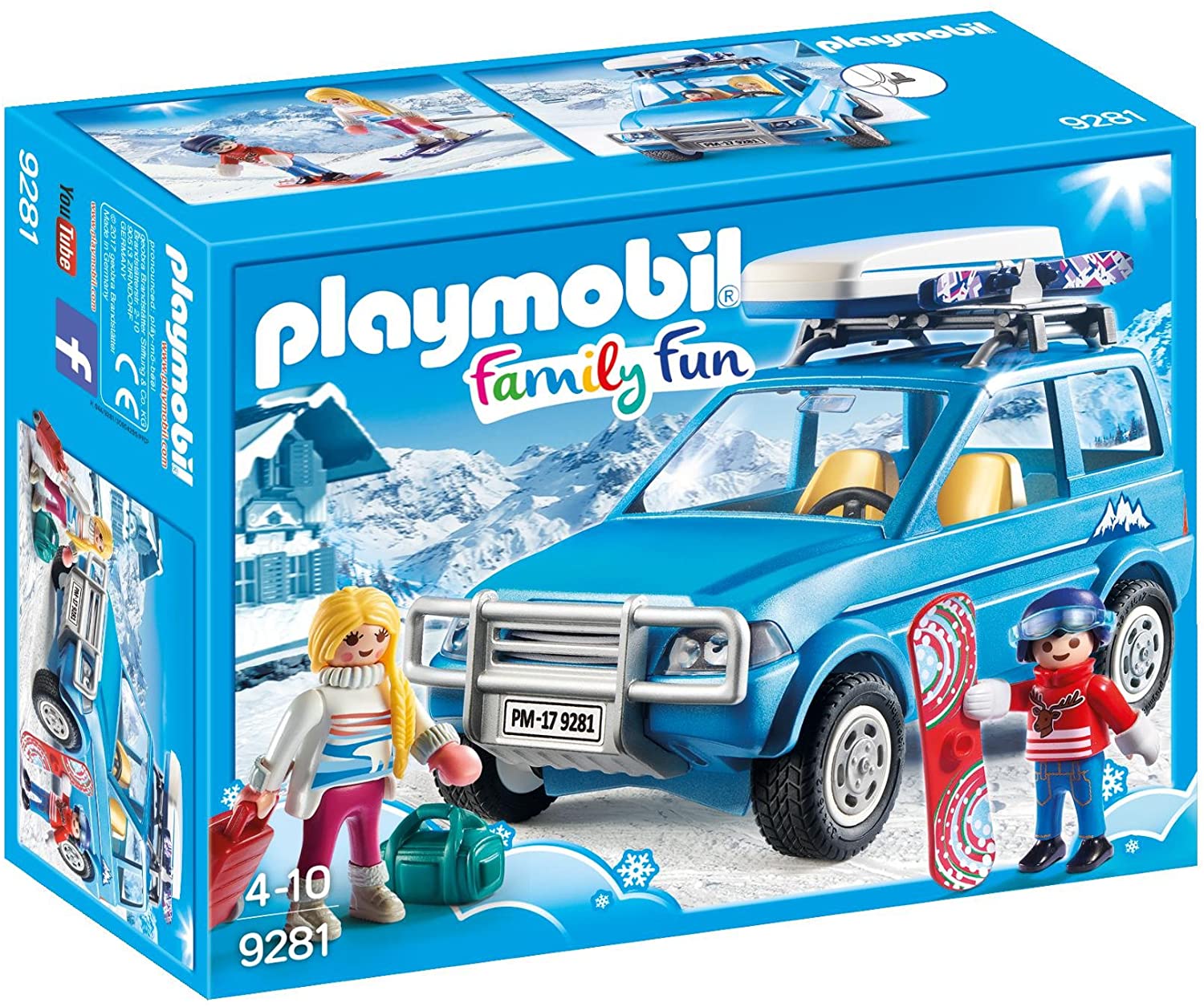 Playmobil Family Fun voiture 4x4 9281 - Monsieur Jouet