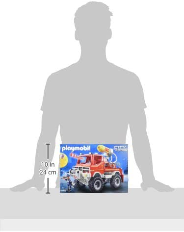 Playmobil 4x4 de pompier avec lance-eau