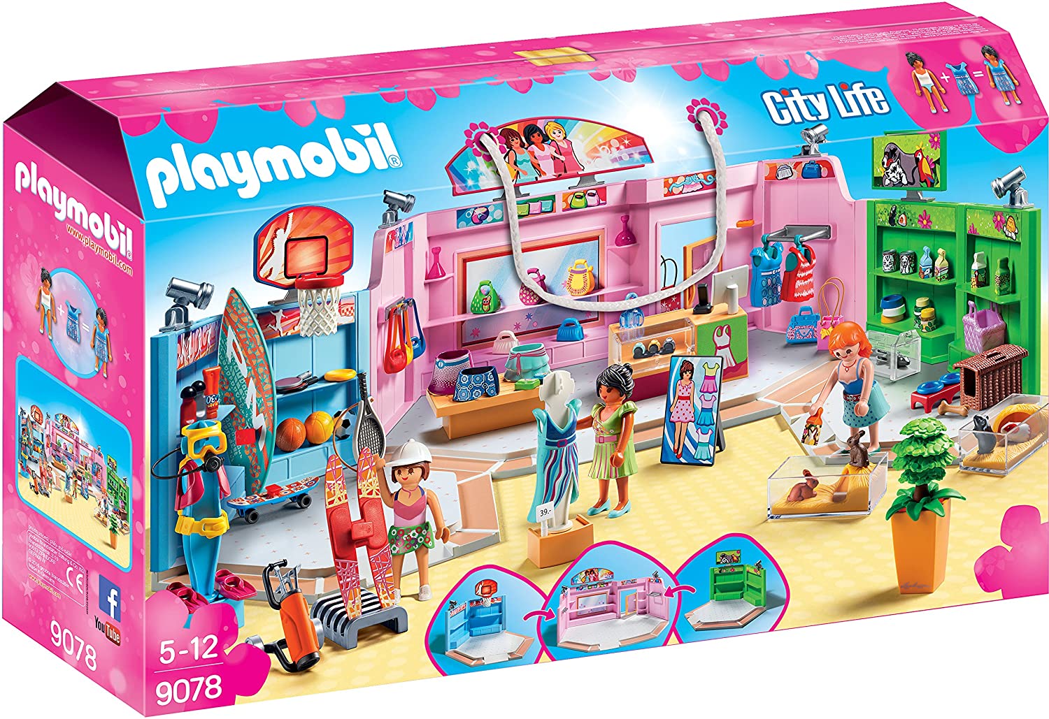 Playmobil City Life Galerie marchande 9078 - Monsieur Jouet