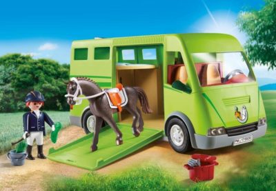 Playmobil Country Cavalier avec Van et Cheval