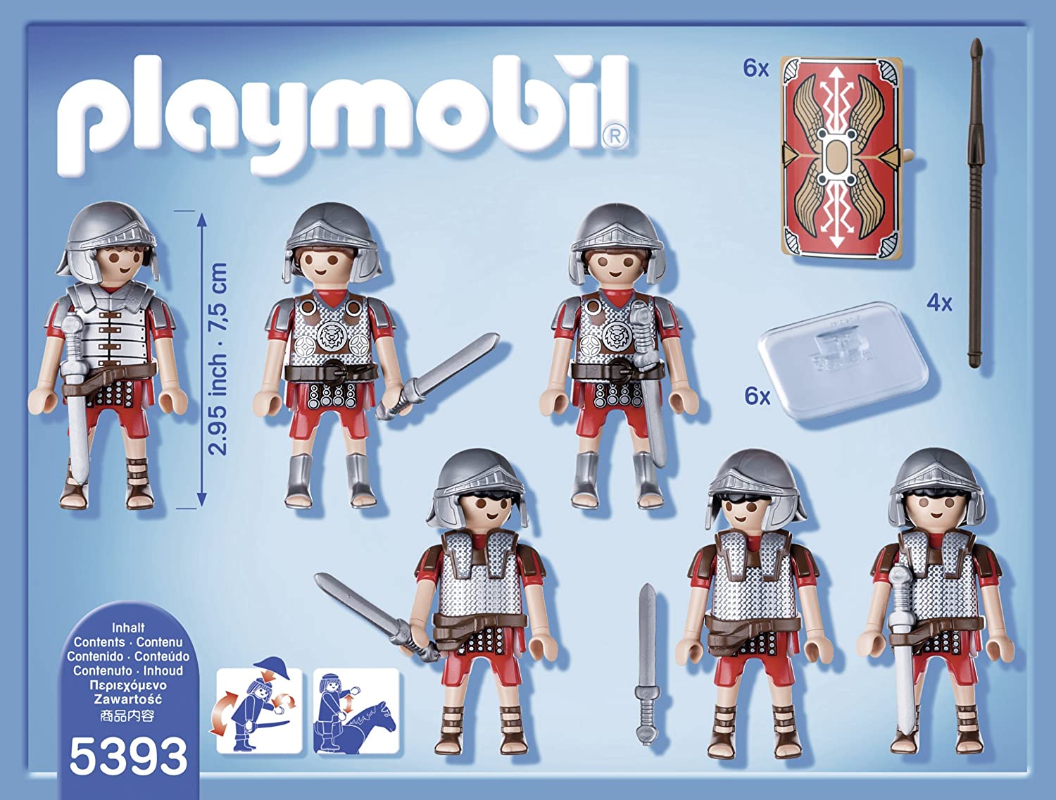 La figurine légionnaire romain playmobil - jouéclub