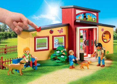 playmobil pension animauux