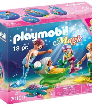 Playmoibil Magic famille sirène