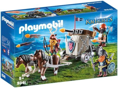 Playmobil Knights Char de combat avec baliste et nains