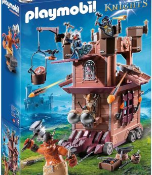 Playmobil Tour d'attaque mobile des nains