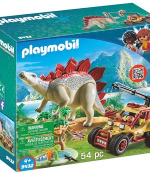 Playmobil explorateur voiture et dinosaure