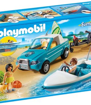 Playmobile voiture bateau