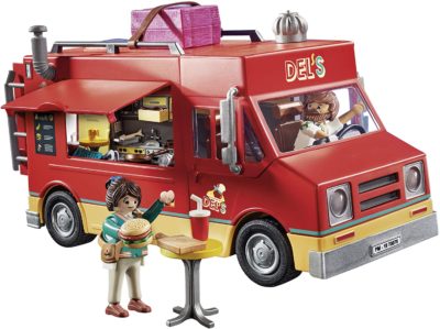 playmobil the movie food truck de del