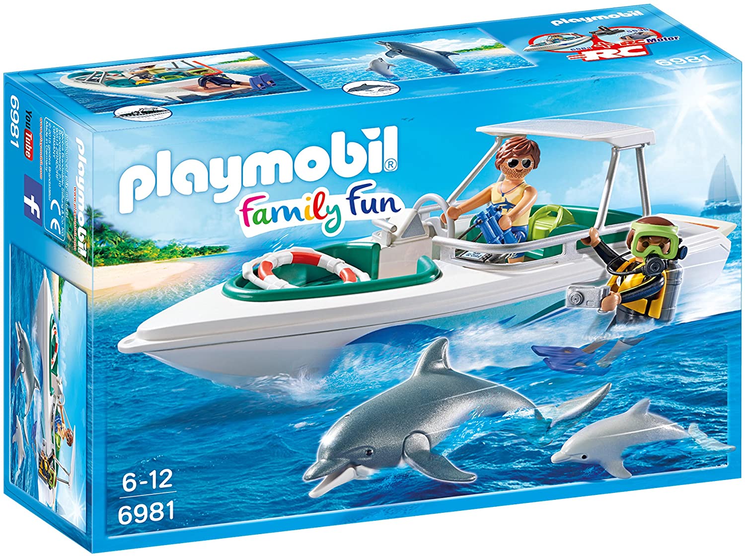 Playmobil Family Fun Bateau de Plongée 6981