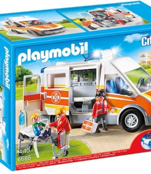 Playmobil City Life Ambulance avec gyrophare et sirène