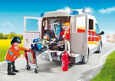Playmobil City Life Ambulance avec gyrophare et sirène