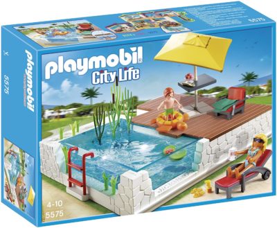 Playmobil City Life Jeu De Construction Piscine Avec Terrasse