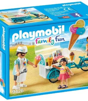 Playmobil Family Fun Marchand de glaces et triporteur