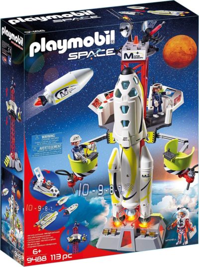 Playmobil - Fusée Mars avec Plateforme de Lancement