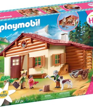 Playmobil - Heidi avec Grand-Père et Chalet 1