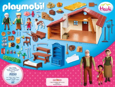 Playmobil - Heidi avec Grand-Père et Chalet 3