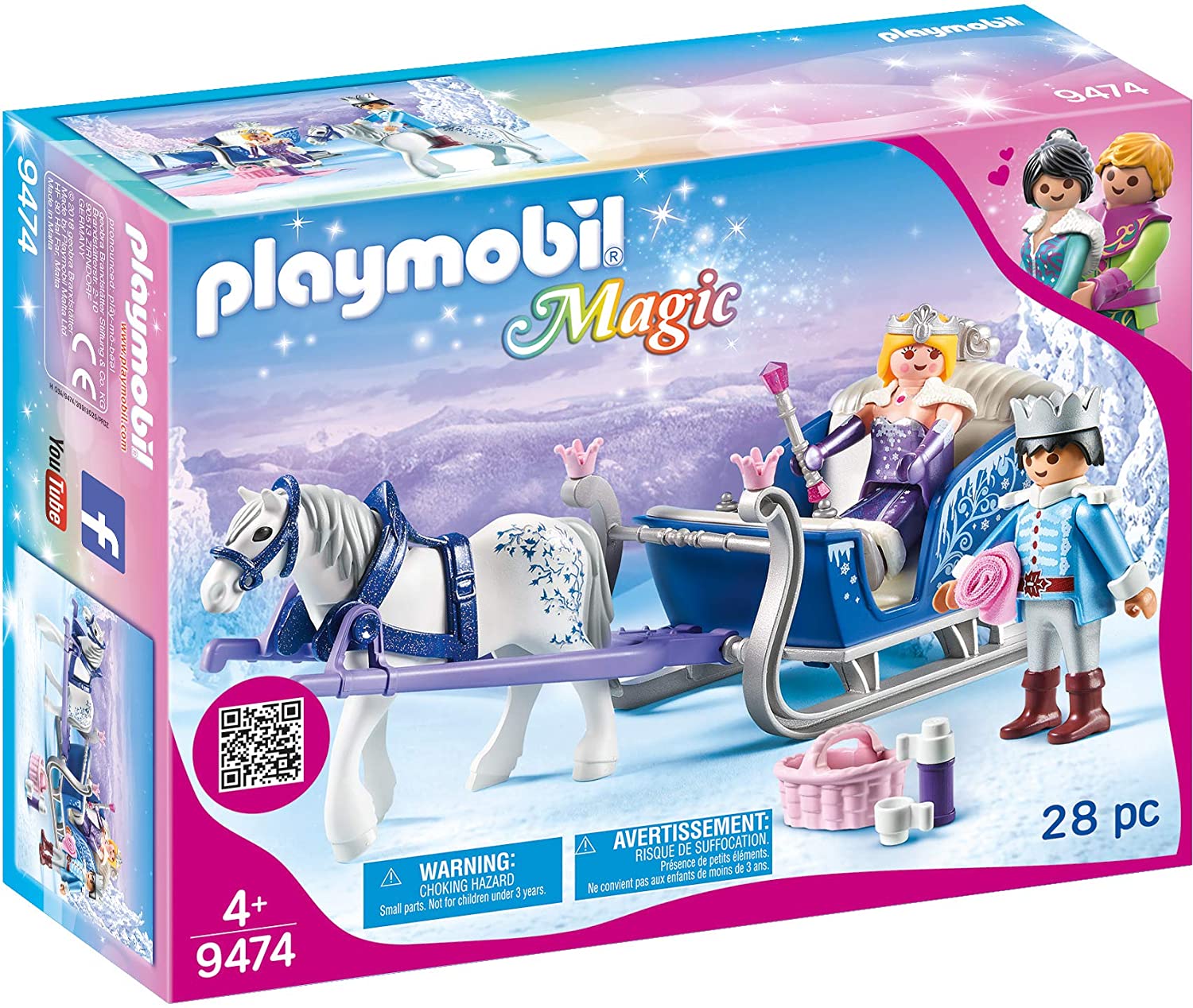Playmobil Magic Couple Royal et Calèche 9474 - Monsieur Jouet