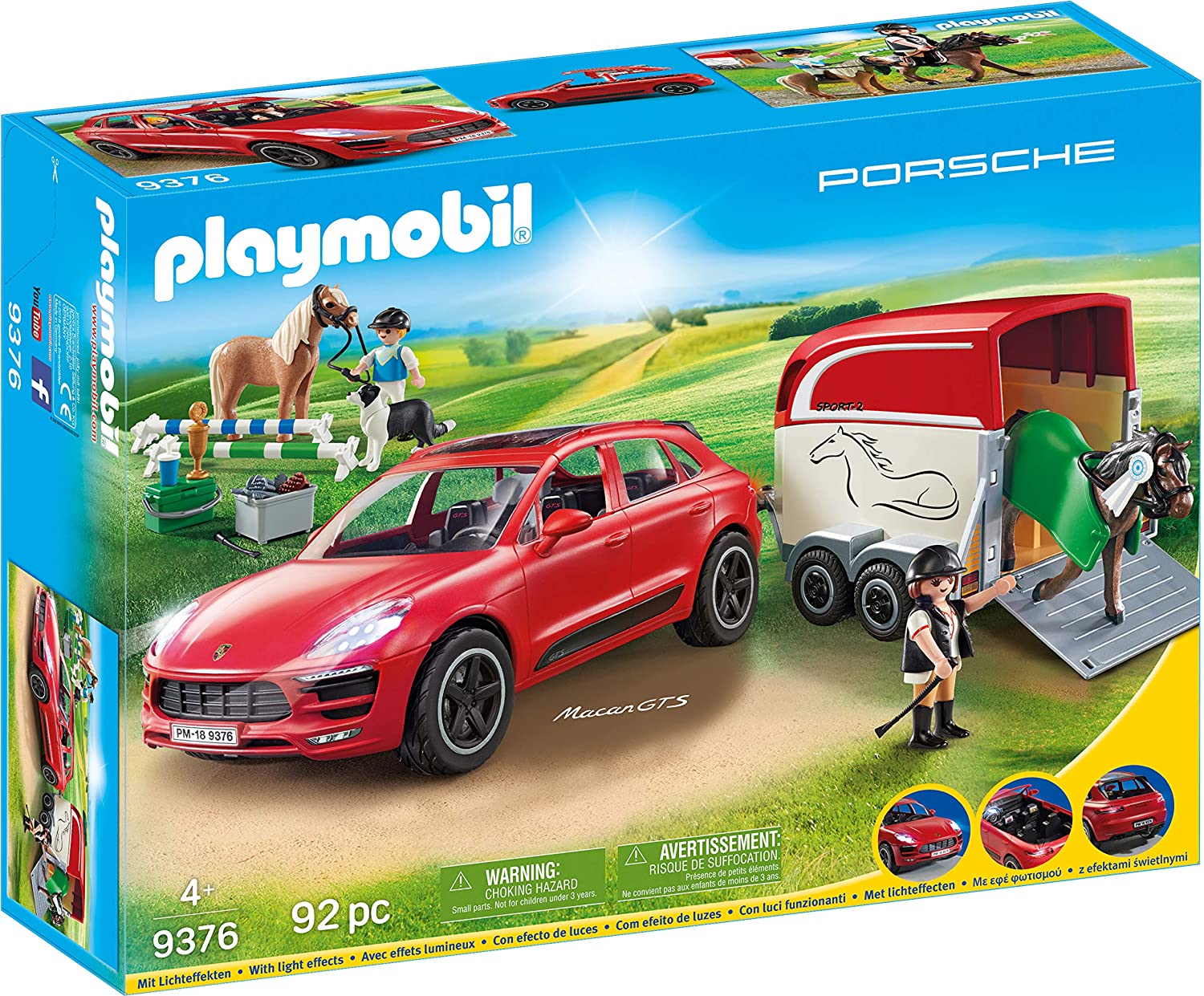Playmobil Porsche Macan GTS 9376 Voiture, 4x4 & SUV - Monsieur Jouet