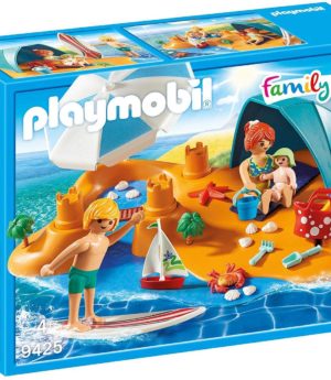 Playmobil - Famille de Vacanciers et Tente