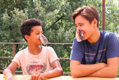 deux joueurs de quiz my face