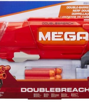 Blaster Nerf Mega Double Breach et Flechettes Nerf Mega Officielles