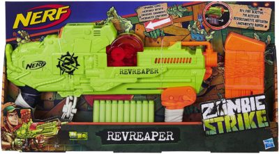 Blaster Nerf Zombie Revreaper et Flechettes Nerf Zombie Officielles
