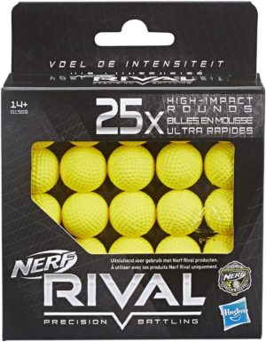 Recharge Pack de 25 Billes en Mousse Nerf Rival Officielles