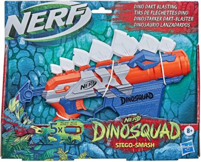 Blaster Nerf DinoSquad Stegosmash et Flechettes Nerf Officielles